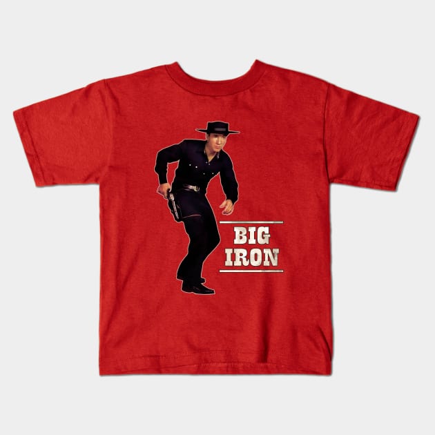 Big Iron Kids T-Shirt by RoslynnSommers